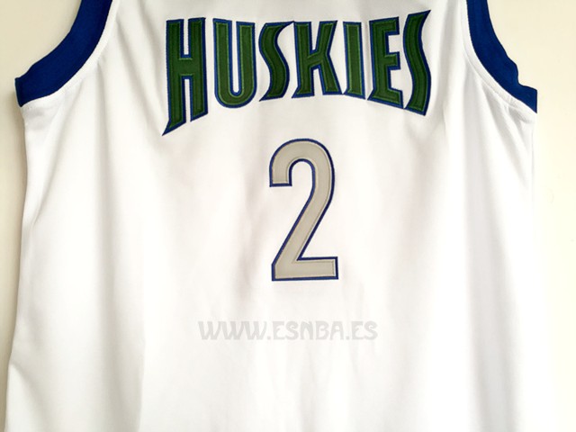 Camiseta Huskies Lonzo Ball #2 Blanco
